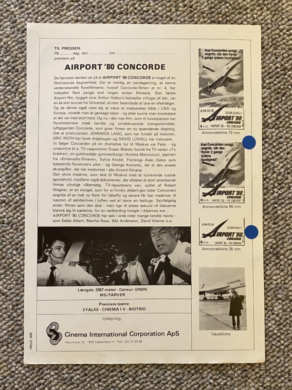 Airport 80 - Concorde - 1979 - bagside