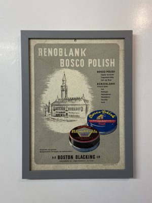 Renoblank - Reklameskilt 1930/40'erne