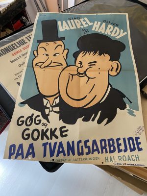 Gøg og Gokke - På Tvangsarbejde 1947/48 - Original Filmplakat